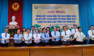 Phó Chủ tịch nước Đặng Thị Ngọc Thịnh dự hội nghị cụm thi đua các tỉnh Tây Nam bộ