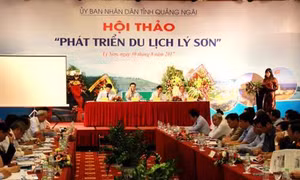 Bàn giải pháp phát triển bền vững du lịch Lý Sơn