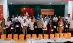 Phó Chủ tịch nước Đặng Thị Ngọc Thịnh thăm, tặng quà các gia đình chính sách tại Long An