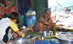 Đón Tết ở Biển Hồ