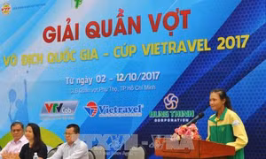 120 vận động viên tham gia Giải Quần vợt vô địch quốc gia năm 2017