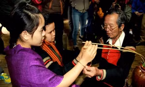 Lễ kết nghĩa anh em giữa hai dân tộc Ê Đê - Tà Ôi