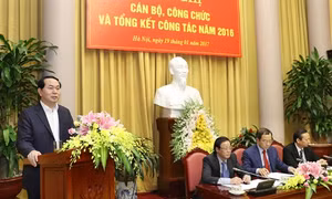 Chủ tịch nước Trần Đại Quang: Nâng cao chất lượng công tác tham mưu, phục vụ của Văn phòng Chủ tịch nước