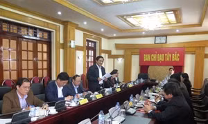 Hội đồng Dân tộc của Quốc hội làm việc với Ban Chỉ đạo Tây Bắc