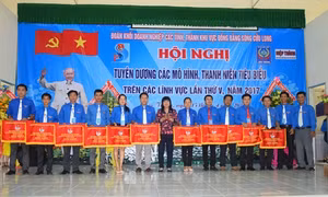 Tuyên dương 22 tập thể, cá nhân tiêu biểu của Đoàn Khối doanh nghiệp khu vực ĐBSCL