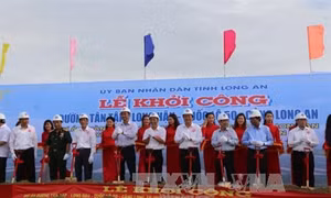Khởi công dự án thành phần 2 - đoạn Quốc lộ 50 với Cảng Long An