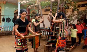 Lễ cúng cơm mới của người Xtiêng