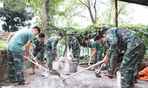 Dấu ấn bộ đội biên phòng Thị Hoa trong phong trào nông thôn mới vùng biên giới