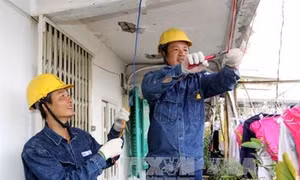 Đoàn thanh niên Tổng công ty Điện lực Thành phố Hồ Chí Minh ra quân thực hiện công trình an sinh xã hội