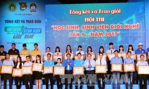Thành phố Hồ Chí Minh trao giải Hội thi “Học sinh, sinh viên giỏi nghề” lần thứ 9