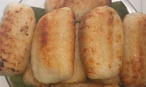 Ngon như trái chuối nướng nếp miền Tây