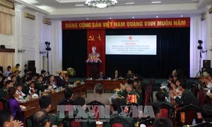 Gặp mặt các chiến sĩ bộ đội biên phòng có nhiều đóng góp cho sự nghiệp giáo dục