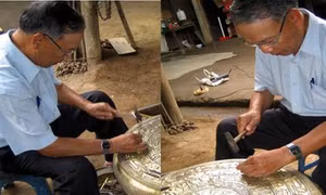 Nghệ nhân Nguyễn Văn Thuận - "Bàn tay vàng" nghề đúc đồng xứ Huế