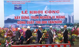 Hà Giang khởi công xây dựng trạm nghiền xi măng công suất 700.000 tấn/năm