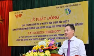 Phát động cuộc thi ảnh “Con người với thiên nhiên trong bối cảnh biến đổi khí hậu phục vụ phát triển bền vững đất nước"