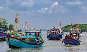 Sôi động lễ hội Nghinh Ông - Cần Giờ năm 2017
