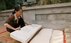 Hà Nội phục dựng mô hình làng nghề giấy Dó