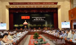 Khai mạc Hội nghị lần thứ 11 Ban Chấp hành Đảng bộ Thành phố Hồ Chí Minh khóa X