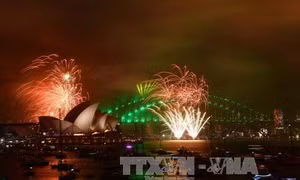 Nhiều nơi trên thế giới đã chào đón Năm mới 2018