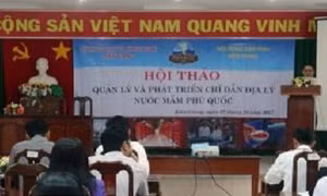 Quản lý và phát triển chỉ dẫn địa lý nước mắm Phú Quốc