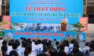 Ninh Thuận nâng cao nhận thức về sản xuất, kinh doanh thực phẩm an toàn