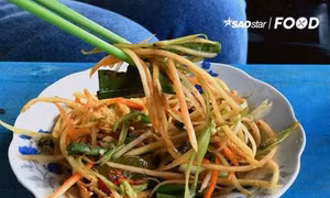 Độc đáo món gỏi đu đủ băm chỉ có ở vùng đất Tri Tôn - An Giang
