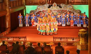 Gặp các nghệ sĩ từng 2 lần biểu diễn Nhã nhạc Huế phục vụ Nhà vua và Hoàng hậu Nhật Bản