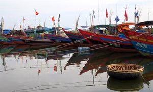 Ứng phó với bão số 4: Tàu, thuyền của ngư dân Hà Tĩnh đã vào nơi trú ẩn an toàn