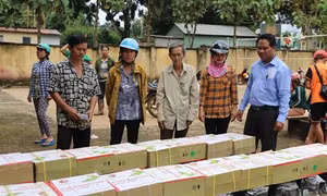 Bình Phước cấp máy móc, nông cụ phục vụ sản xuất cho đồng bào nghèo