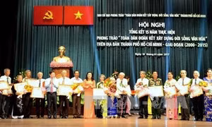 Phát triển toàn diện nền văn hóa và con người Thành phố Hồ Chí Minh hướng đến chân, thiện, mỹ