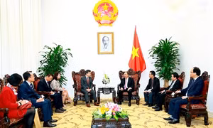 Thủ tướng tiếp Chủ tịch, Giám đốc điều hành Hãng Thông tấn Yonhap (Hàn Quốc)
