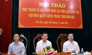 Bà Rịa-Vũng Tàu nâng cao hiệu quả công tác dân vận trong tình hình mới