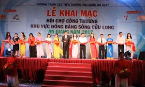 Khai mạc Hội chợ Công thương Khu vực Đồng bằng sông Cửu Long – An Giang năm 2017
