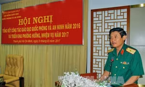 Quân Khu 7 tổng kết công tác giáo dục quốc phòng và an ninh năm 2016