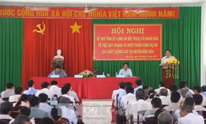 Long An đối thoại với nông dân về sản xuất lúa chất lượng cao