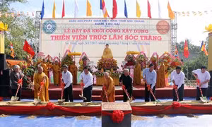 Khởi công xây dựng Thiền viện Trúc Lâm Sóc Trăng 