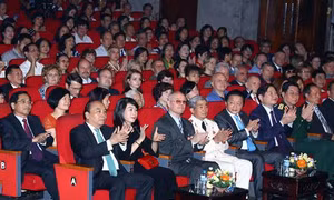 Thủ tướng Nguyễn Xuân Phúc dự Giao lưu nghệ thuật Kỷ niệm 100 năm Cách mạng Tháng Mười Nga