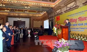 Lãnh đạo Thành phố Hồ Chí Minh gặp mặt cơ quan đại diện nước ngoài nhân dịp Xuân Đinh Dậu 2017