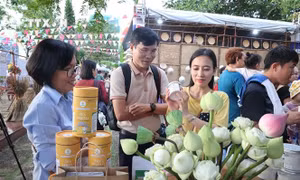 Trưng bày, giới thiệu sản phẩm OCOP gắn với làng nghề truyền thống