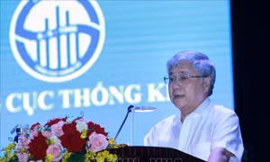 Bộ trưởng, Chủ nhiệm Ủy ban Dân tộc Đỗ Văn Chiến, phát biểu tại hội nghị. Ảnh: Danh Lam- TTXVN