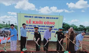 Xây dựng nhà tình nghĩa cho đồng bào dân tộc thiểu số huyện biên giới Bù Gia Mập