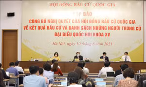 Công bố 499 người trúng cử đại biểu Quốc hội khóa XV