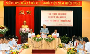 Thủ tướng Nguyễn Xuân Phúc thăm và làm việc tại Quảng Ngãi