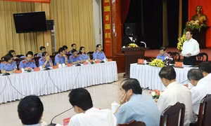 Chủ tịch nước Trần Đại Quang làm việc với Viện Kiểm sát nhân dân tối cao