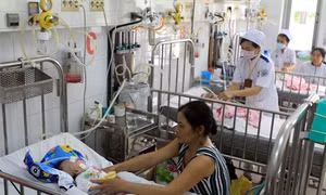 TP. Hồ Chí Minh: Trẻ nhập viện do bệnh hô hấp tăng cao