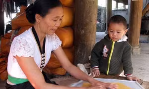 Bánh Khẩu Xén - đặc sản ngày Tết của người Thái Mường Lay