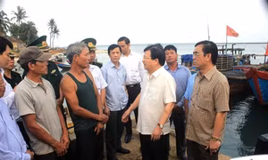 Thăm hỏi, động viên và hỗ trợ các hộ dân thiệt hại vì cá chết bất thường