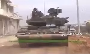 Tăng T-90 tham gia cuộc chiến vì Aleppo