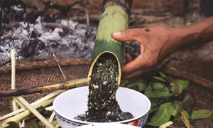 "Canh thụt" - Món ăn hấp dẫn của đồng bào M'Nông