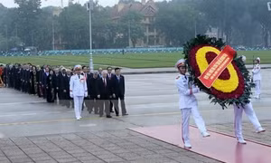 Lãnh đạo Đảng, Nhà nước vào Lăng viếng Chủ tịch Hồ Chí Minh